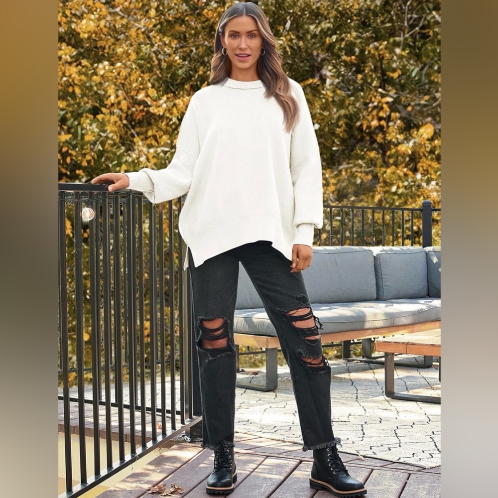 Lillusory Oversized Knit Sweater
